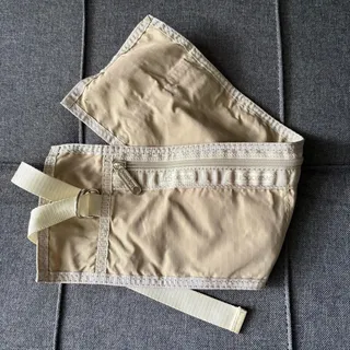 Photo of Lesportsac Neutral Beige Money Belt Fanny Pack Bag - Zipper Closure Discontinued