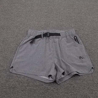 Photo of Flylow Sunrise Bike Short Mens Medium Gray 4 Inseam Adjustable Belt Hiking