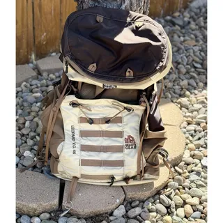 Photo of Granite Gear Leopard V.C. 46 L Backpack Oatmeal Brown Tan Cordura Fabric Hiking
