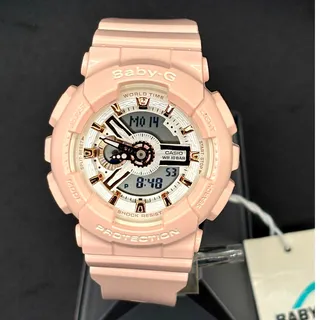 Photo of Casio Baby-G BA-110RG-4A Pink Rose Gold Analog Digital Women’s Watch NIBWT 100M