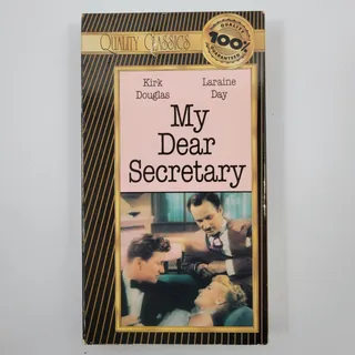 Photo of My Dear Secretary 1948 Kirk Douglas Laraine Day VHS (Very Good)