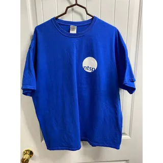 Photo of Gildan Come And Take It Blue Graphic T Shirt 2XL Pre Owned