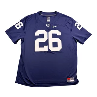 Photo of Penn State Saquon Barkley Jersey Nike Team Men's XXL Dri Fit #26 Navy Blue White