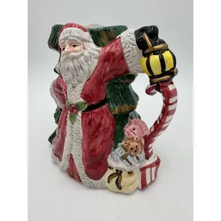 Photo of Santa Pitcher Christmas Tree with Lantern Toy Bag 8" World Bazaar with Box
