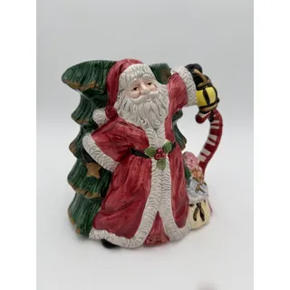 Photo of Santa Pitcher Christmas Tree with Lantern Toy Bag 8" World Bazaar with Box