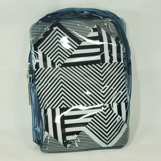 Photo of Paul Mitchell Geometric Cosmetic Travel Bag Blue Trim