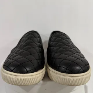 Photo of Steve Madden Ecentrcq Quilted Slip On Sneakers Black Vegan Leather Women’s US 9M