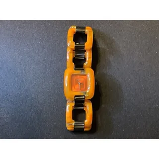 Photo of Nixon Sis Marmalde Quartz Orange Plastic Watch (NWT, Needs Battery)