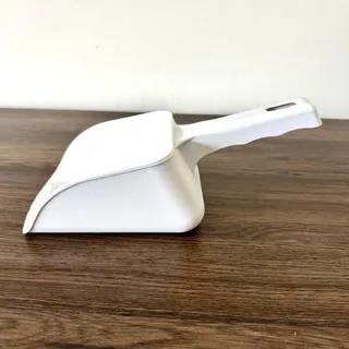 Photo of White Shovel Scoop Ice Scoop Food Grade 9x4x2 Rounded Square