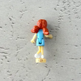 Photo of Polly Pocket 2002 Figure Amusement Park #123 Lea Red Hair Vintage