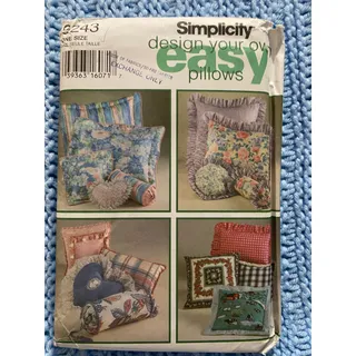 Photo of Simplicity 9243 design your own pillow pattern