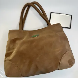 Photo of Bottega Veneta Brown Nylon Mini Bag with Mirror