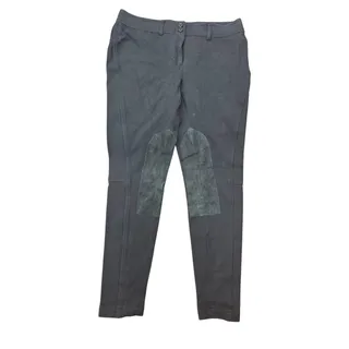 Photo of Talbots Petites Black Riding Pants Breeches Knee Patches 6P