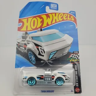 Photo of 2026 Hot Wheels Twin Dorado White 100/250 HW Starting Grid Series 7/10