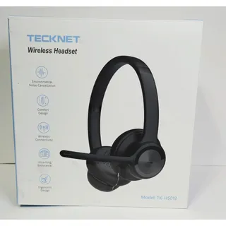 Photo of TECKNET Wireless Headset, Bluetooth Headset with AI Noise Cancelling Microphone