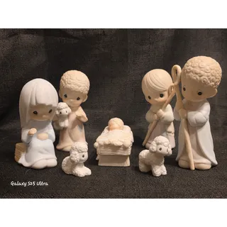Photo of Precious Moments Nativity Set 1986 Come Let Us Adore Him – Read Details