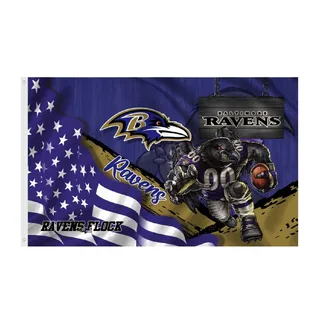 Photo of Baltimore Ravens Sports NFL Flag