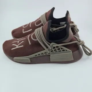 Photo of Pharrell x Adidas NMD Hu Chocolate Men's Size 6 GY0090 Brown Beige Sneakers