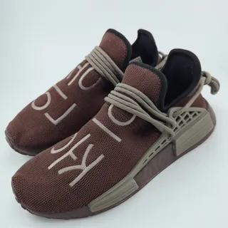 Photo of Pharrell x Adidas NMD Hu Chocolate Men's Size 6 GY0090 Brown Beige Sneakers