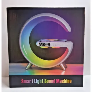 Photo of G-Shape Smart Light Sound Machine Wireless Charger Bluetooth Speaker Clock