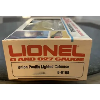Photo of Vintage 1975 Lionel 6-9168 Union Pacific Lighted Caboose O/027 Gauge Train Car
