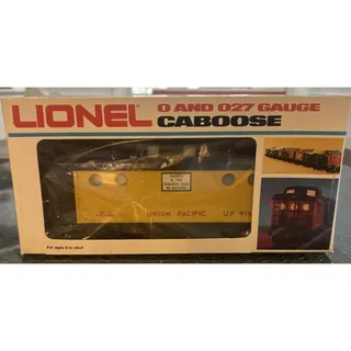 Photo of Vintage 1975 Lionel 6-9168 Union Pacific Lighted Caboose O/027 Gauge Train Car