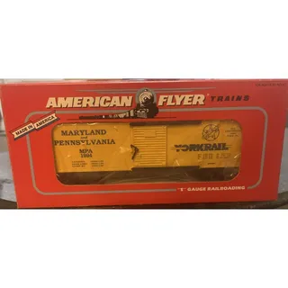 Photo of American Flyer 6-48487 S Gauge Maryland &Pennsylvania 94 TCA YorkRail Boxcar NIB