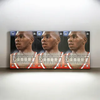 Photo of 1996-97 Flair Showcase Jerry Stackhouse #16 Row 0 1 2 Uncut Perforated Panel