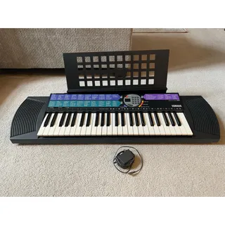Photo of Yamaha PSR-77 Portatone Electric Keyboard Advance Wave Memory w/ Power Adapter