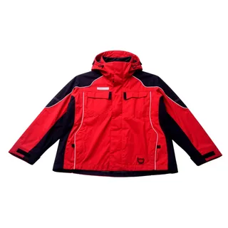 Photo of Columbia XCO Youth 14/16 Red Black Hooded Fleece Lined Outdoor Jacket