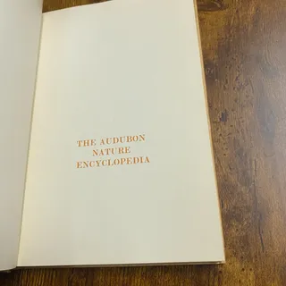 Photo of Audubon Nature Encyclopedia Volume 3 Curtis Vintage 1965 Hardcover Book CA - EA
