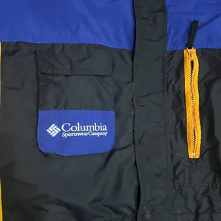 Photo of Vintage 90's Columbia Sport Men's Color Block Ski Parka Mens Large