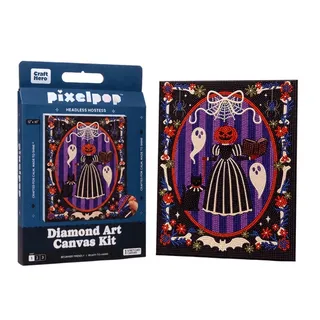 Photo of Pixelpop Headless Host Halloween Diamond Art Canvas Kit