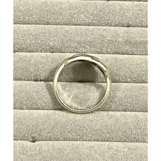 Photo of Vintage 925 Sterling Silver Lovers Knot Ring Sz 7 Elegant Interlocking Design