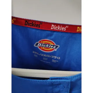 Photo of NEW Dickies Blue Long Sleeve Medical Scrubs Jacket, Size XXL