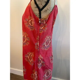 Photo of Liz Claiborne Lizwear Red Y2K Paisley Dress Size 12