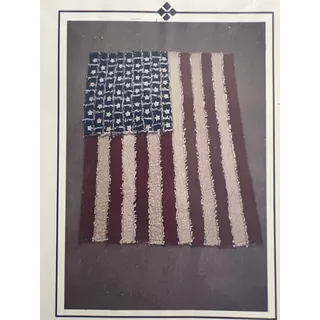 Photo of quilt pattern old glory lap quilt american flag