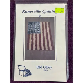 Photo of quilt pattern old glory lap quilt american flag