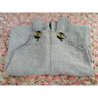 Photo of Amish Handmade Toddler Boys Gray Overalls