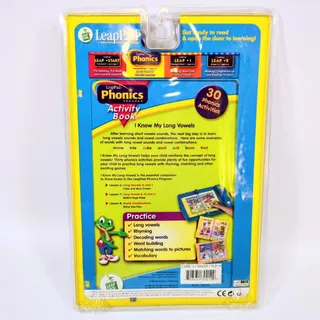 Photo of LeapFrog LeapPad Phonics Activity Book I Know My Long Vowels Cartridge Ages 4-7