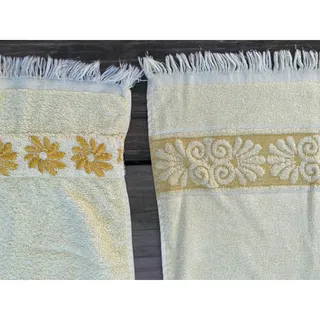 Photo of Vintage 1970s yellow Canon hand towels 