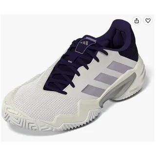 Photo of adidas Barricade 13 Women's Tennis Shoes White Purple Size 11 NEW