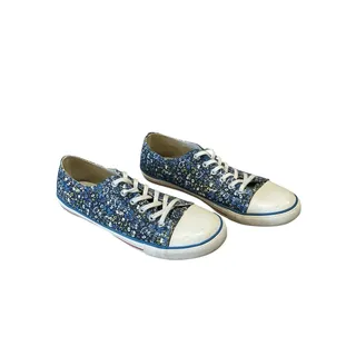 Photo of Juicy Couture "Blake" Blue & White Floral Sneakers Women’s Size 9 Shoes
