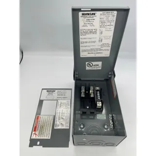 Photo of Square D Home Line Rain Proof Electrical Load Center HOM2-4L50R - No Breaker