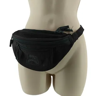 Photo of Vintage Black Nylon Multi Pocket Fannie Pack Belt Bag