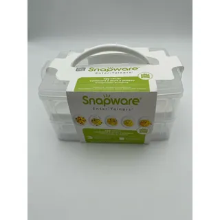 Photo of Snapware Enter-Tainers Snap 'N Stack 2-Layer Plastic Egg Carrier Storage Contain