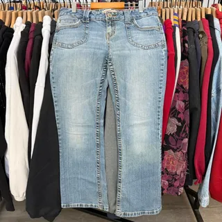 Photo of Vintage Y2K Aeropostale Women’s Faded Low Rise Jeans Light Denim