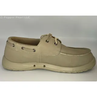 Photo of Deck Shoe Cruise Oiled Nubuck EVA Khaki Men's Size 8 Women's 10 Soft Science
