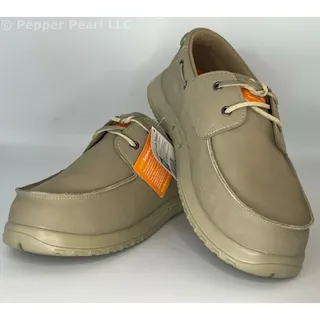Photo of Deck Shoe Cruise Oiled Nubuck EVA Khaki Men's Size 8 Women's 10 Soft Science