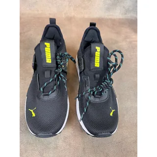 Photo of PUMA Men's SoftRide Enzo Evo Sneakers Black Neon Yellow Size 7 #1065